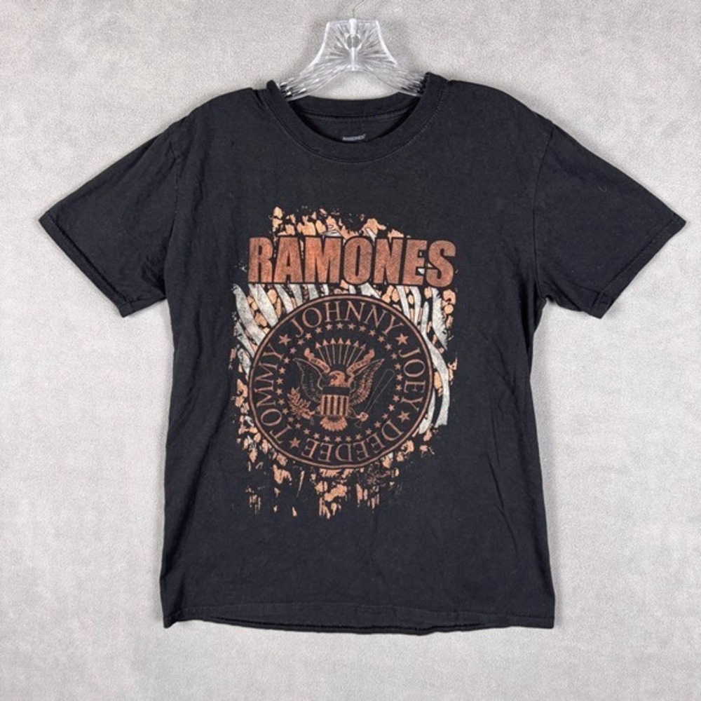 Ramones Punk Rock Band  1234 Brand ,‎ Black Cotton, T-shirt, Size L